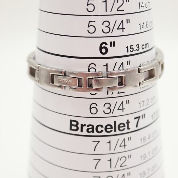 Fossil Womens Pink Barrel 18mm Dial Silver Tone Watch ES9860 with New Battery - Picture 4 of 15